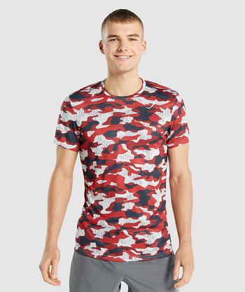 T Shirts Gymshark Arrival Hombre Rojas | CO 3370RVD